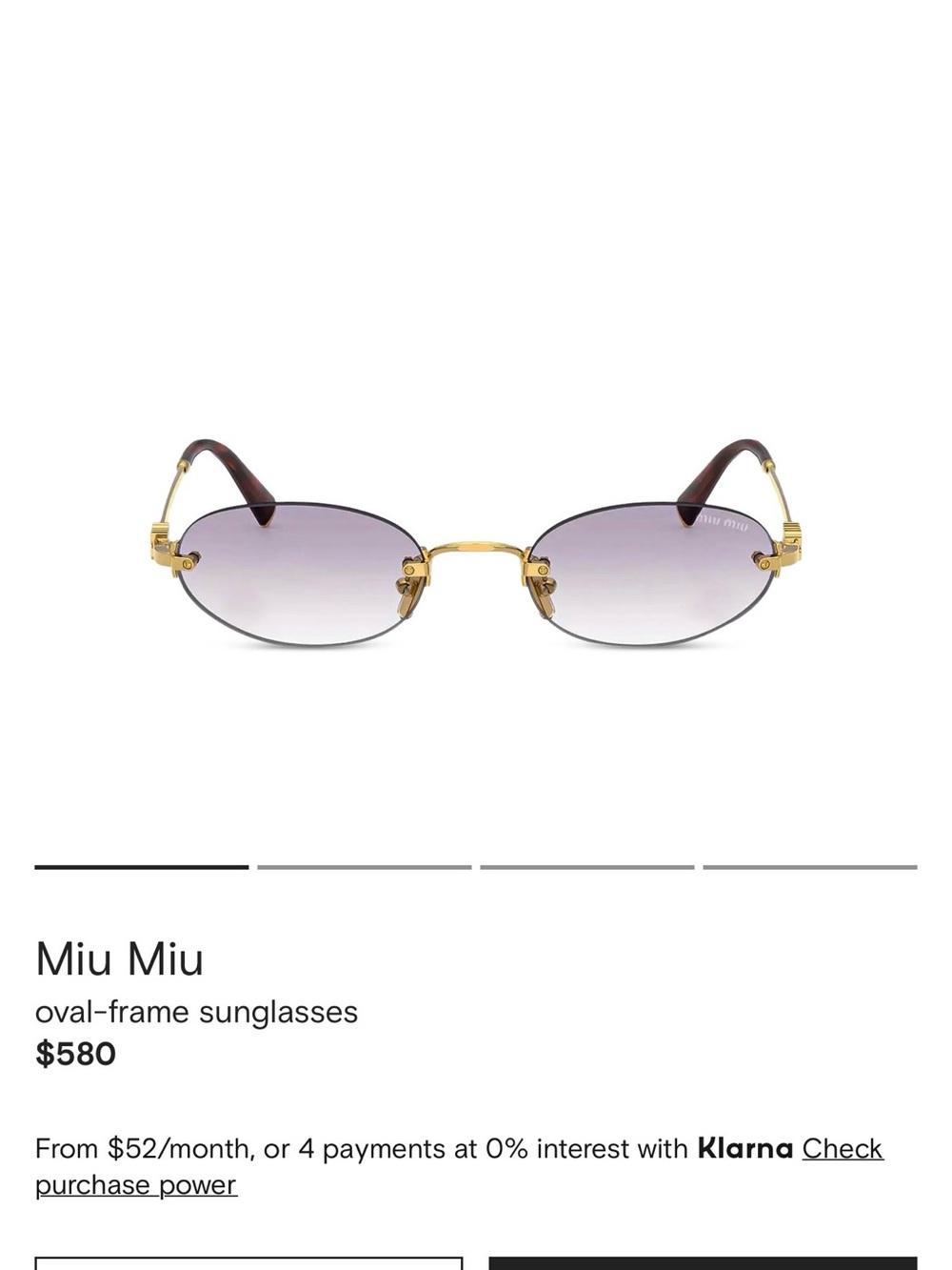 Miu Miu Sunglasses - Picture 6 of 6